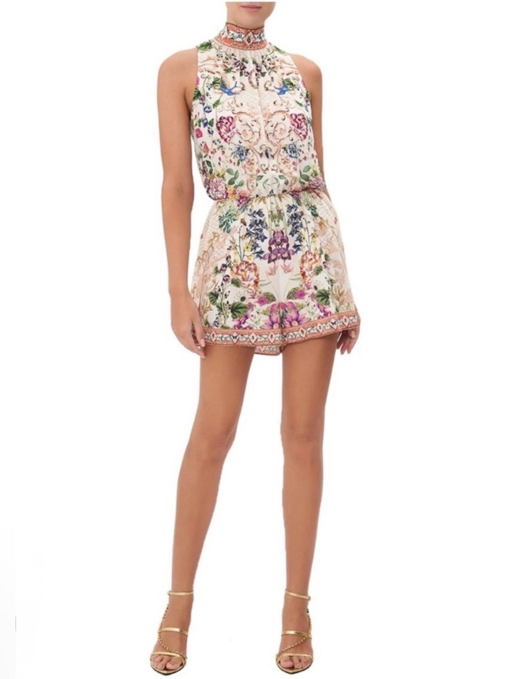Camilla Queen's Beehive Necktie Playsuit | Size Small